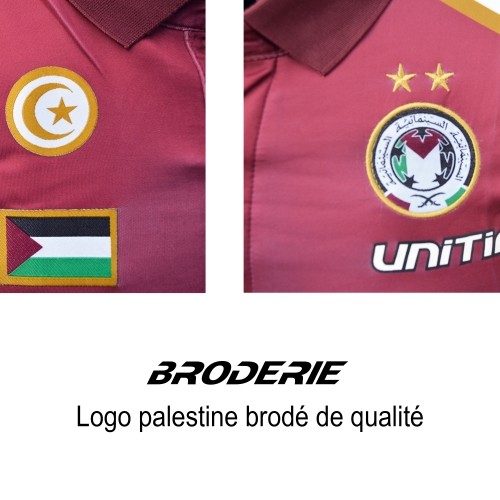 Palestine football jersey PL-N2 for supporters black unitif.com