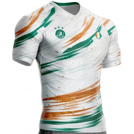 Camiseta de fútbol de Costa de Marfil CI-810 para aficionados unitif.com