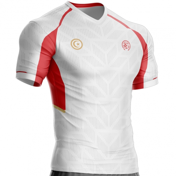 Tunisia football shirt T-885 to support unitif.com