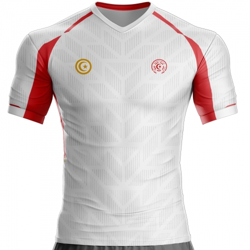 Tunisia football shirt T-885 to support unitif.com