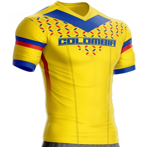 Colombia voetbalshirt CB-55 ter ondersteuning unitif.com