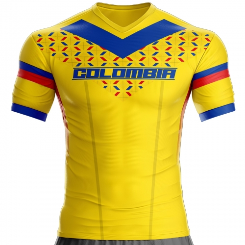Camiseta de fútbol de Colombia CB-55 para apoyar unitif.com