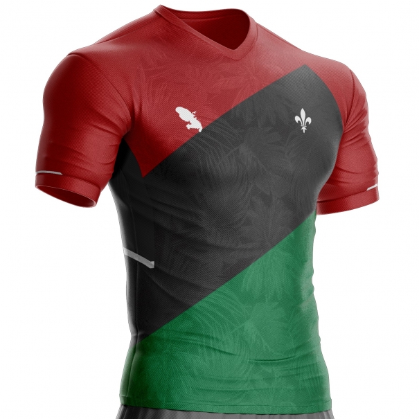 Camiseta de fútbol de Martinica 972 para apoyar unitif.com