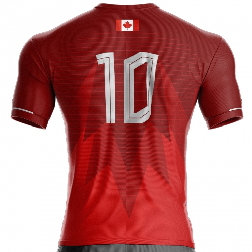 Canada football jersey Red maple CND-741 unitif.com