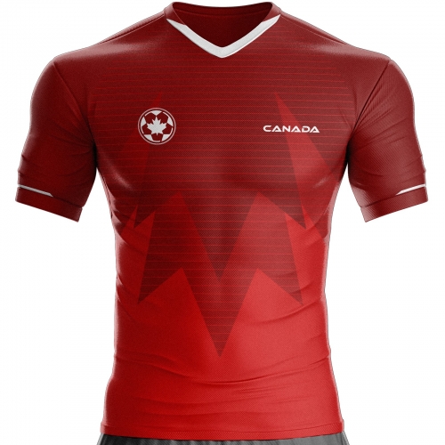 Canada football jersey Red maple CND-741 unitif.com