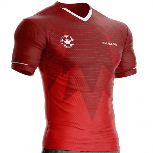 Canada football jersey Red maple CND-741 unitif.com