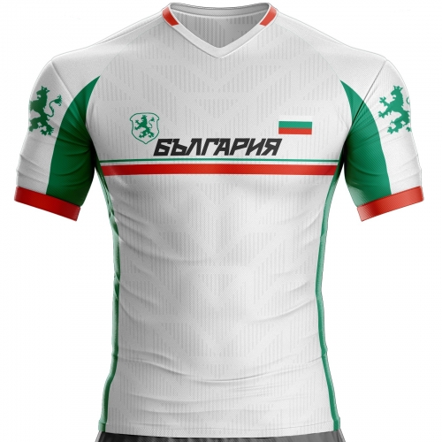 Maglia da calcio bulgara Leone bulgaro BLG-473 unitif.com
