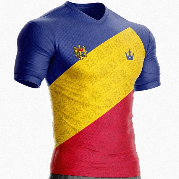 Moldova football jersey Land of the Codres MD-88 unitif.com