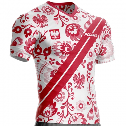 Poland football jersey Eagle PL-338 unitif.com