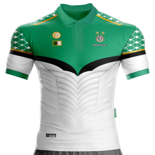 Argelia camiseta de fútbol AG-32 para apoyar blanco Unitif.com