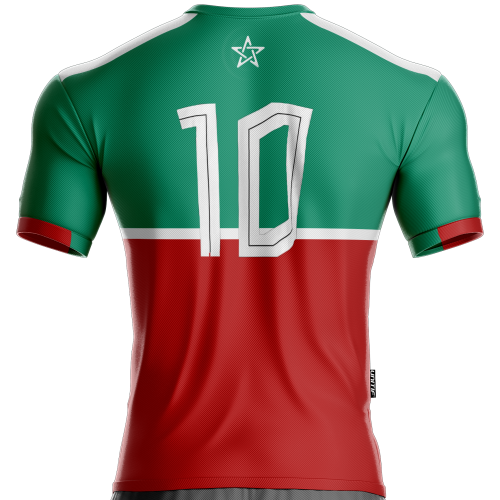 Maglia da calcio per tifosi del Marocco modello PX-665 unitif.com