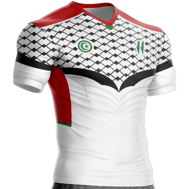 Palestine football jersey PL-14 for supporters unitif.com