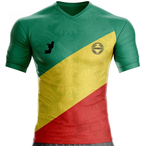 Camiseta de fútbol del Congo CG-345 unitif.com