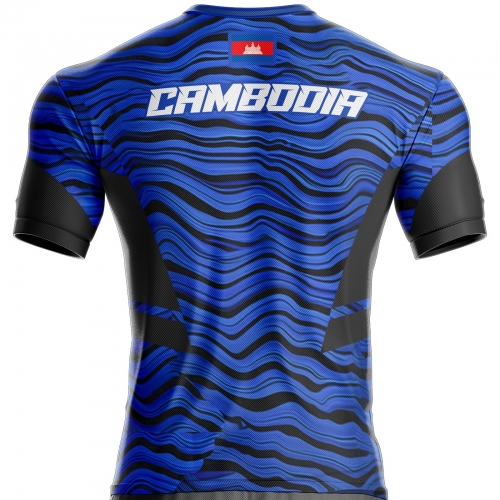 Maglia da calcio della Cambogia CB-107 unitif.com