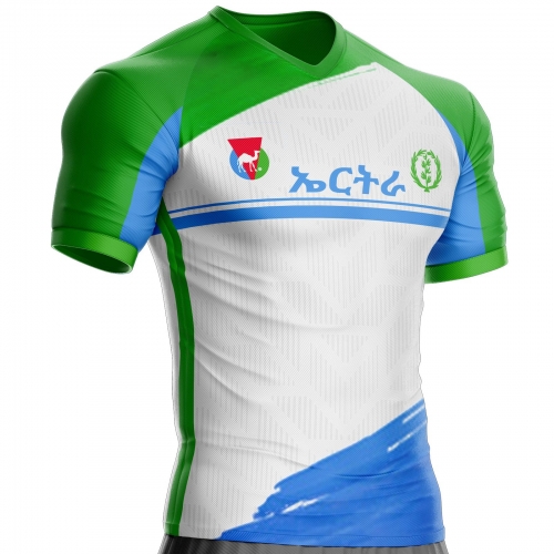 Camiseta de fútbol de Eritrea ER-64 unitif.com