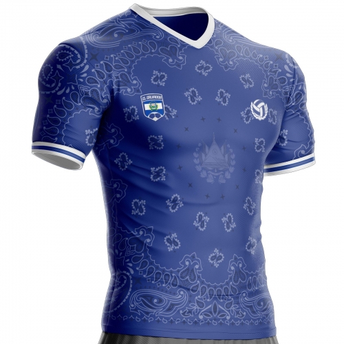 El Salvador football jersey ES-104 unitif.com