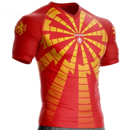 Maglia da calcio della Macedonia del Nord MD-552 unitif.com