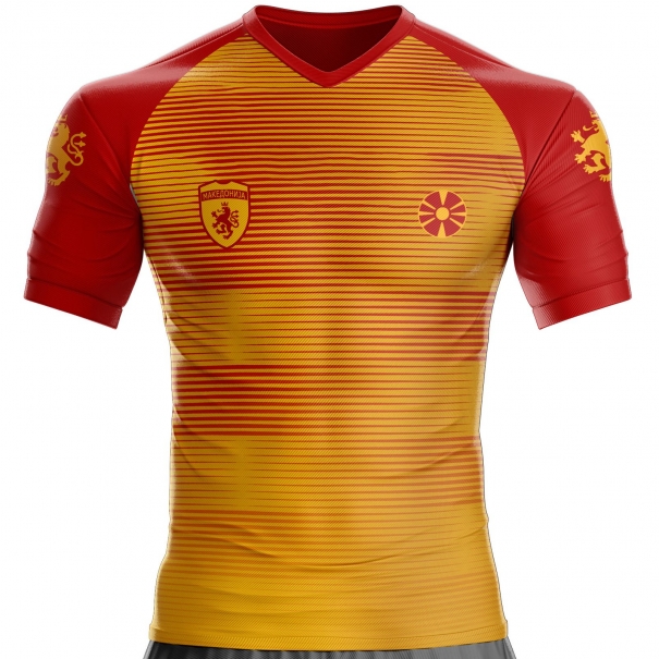 Nordmazedonien Fußballtrikot MD-821 unitif.com