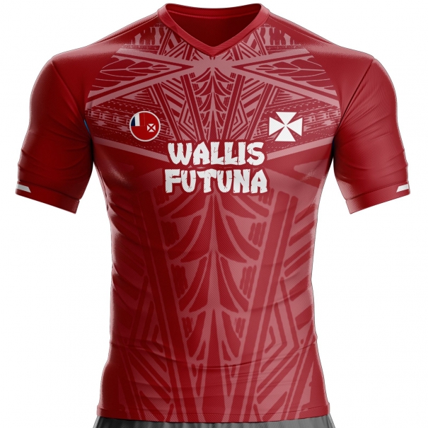 Camiseta de fútbol Wallis y Futuna WF-452 unitif.com