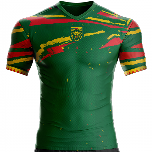 Kamerun fotballskjorte CR-4 til støtte unitif.com