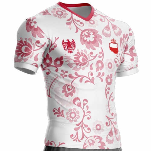 Poland football jersey Eagle PL-338 unitif.com