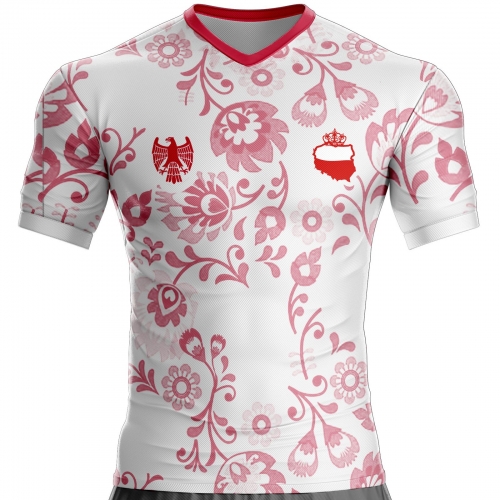 Poland football jersey Eagle PL-338 unitif.com