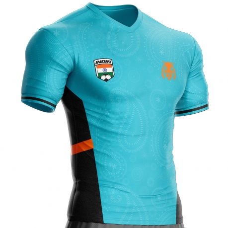 Indien-Fußballtrikot ID-023 für Fans unitif.com