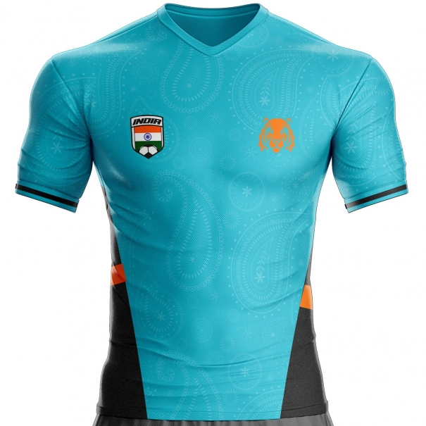Indien-Fußballtrikot ID-023 für Fans unitif.com