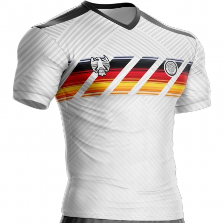Duitsland voetbalshirt DE-8 ter ondersteuning unitif.com