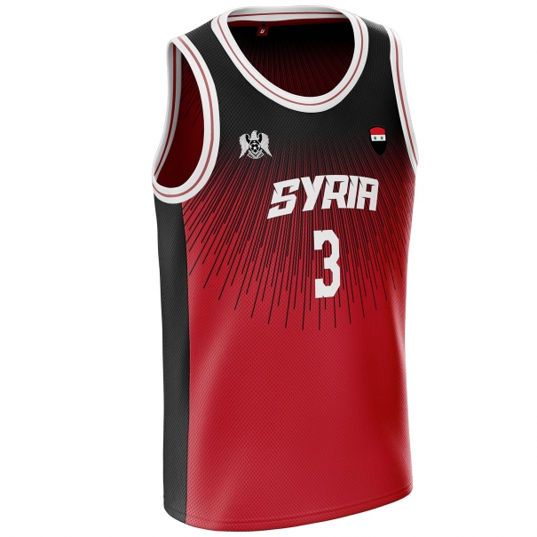 Syria basketball jersey SY-75 unitif.com