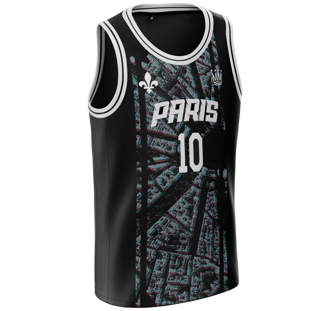 Paris basketball jersey PR-202 unitif.com