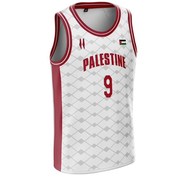 Palestine basketball jersey PL-64 unitif.com