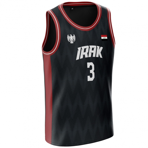 Iraq basketball jersey IK-28 unitif.com