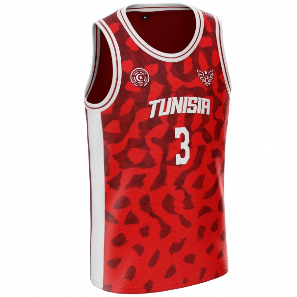 Tunisia basketball jersey TN-34 unitif.com