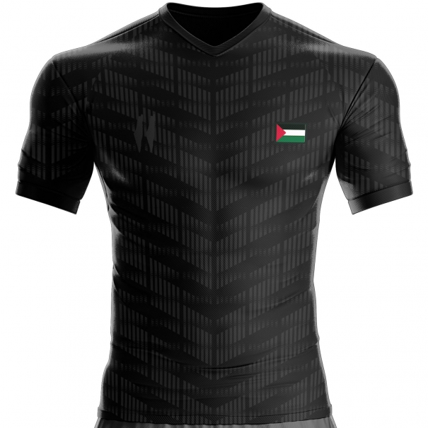 قميص كرة القدم الفلسطيني الأسود PL-132 Jet Black unitif.com