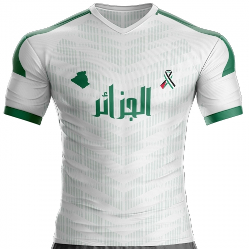 Maglia da calcio Algeria AG-32 a supporto bianco unitif.com