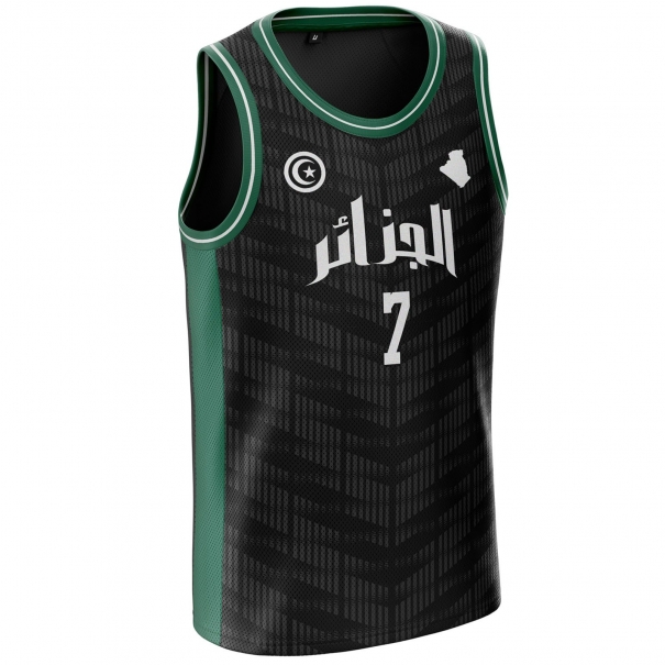 Algeria basketball jersey AG-334 unitif.com