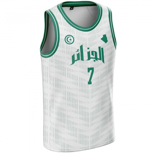 Algerije basketbalshirt AG-335 unitif.com