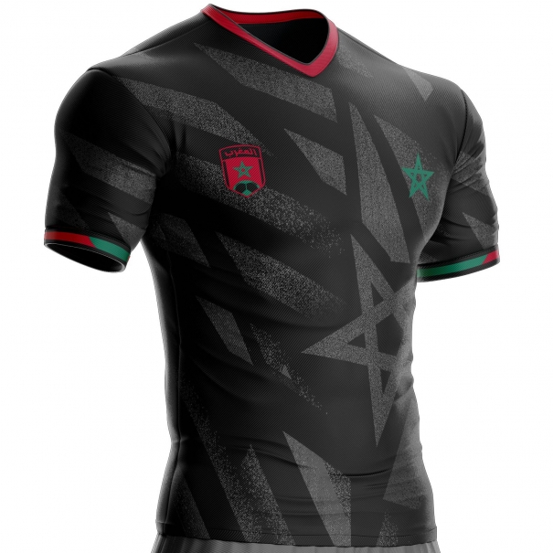 Morocco football jersey for supporter model XZ-422 unitif.com