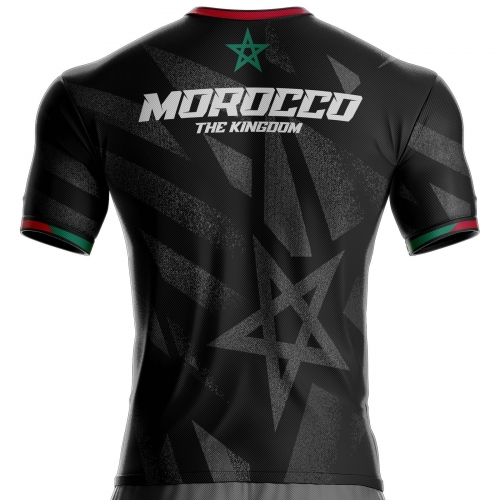 Morocco football jersey for supporter model XZ-422 unitif.com