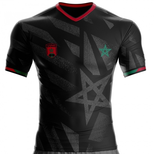 Marokko fotballdrakter for supportermodell XZ-422 unitif.com