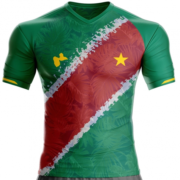 Guadeloupe football jersey GD-64 to support unitif.com