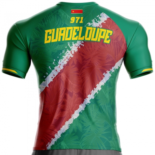 Guadeloupe voetbalshirt GD-64 ter ondersteuning unitif.com