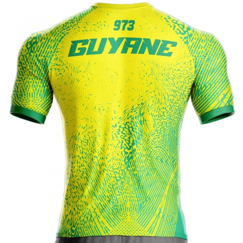 Guyana football shirt 973 B-77 to support unitif.com