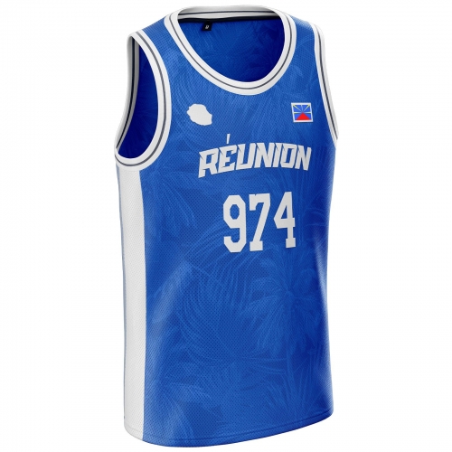 Reunion basketball jersey RN-54 unitif.com