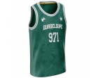 Guadeloupe basketball jersey GD-971 unitif.com