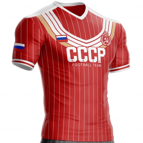 Camiseta de fútbol vintage URSS CCCP CP-634 unitif.com