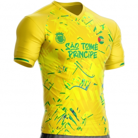 Sao Tome and Principe football jersey STP-55 unitif.com