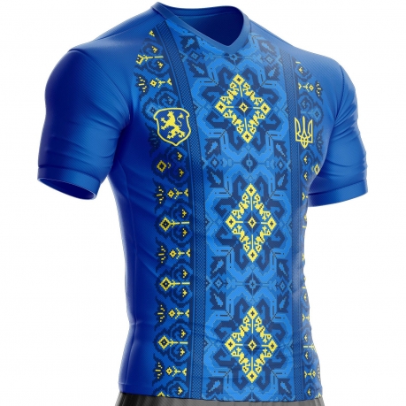 Maglia da calcio dell'Ucraina UKR-525 per i tifosi unitif.com
