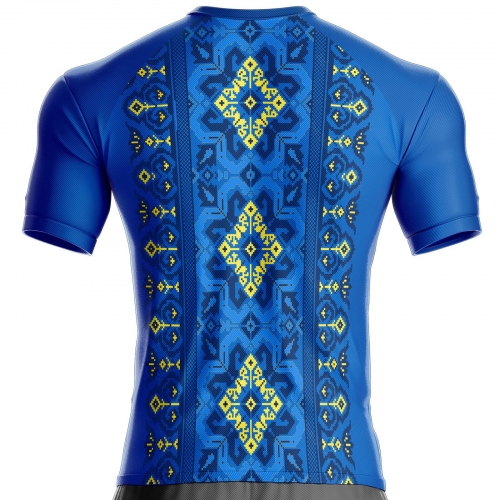 Ukraina fotbollströja UKR-525 för supportrar unitif.com